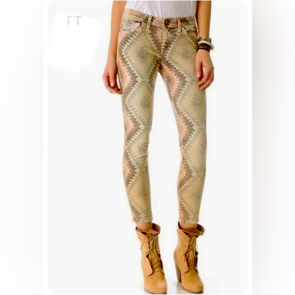 Current Elliott The Stiletto Desert Navajo Skinny Jeans